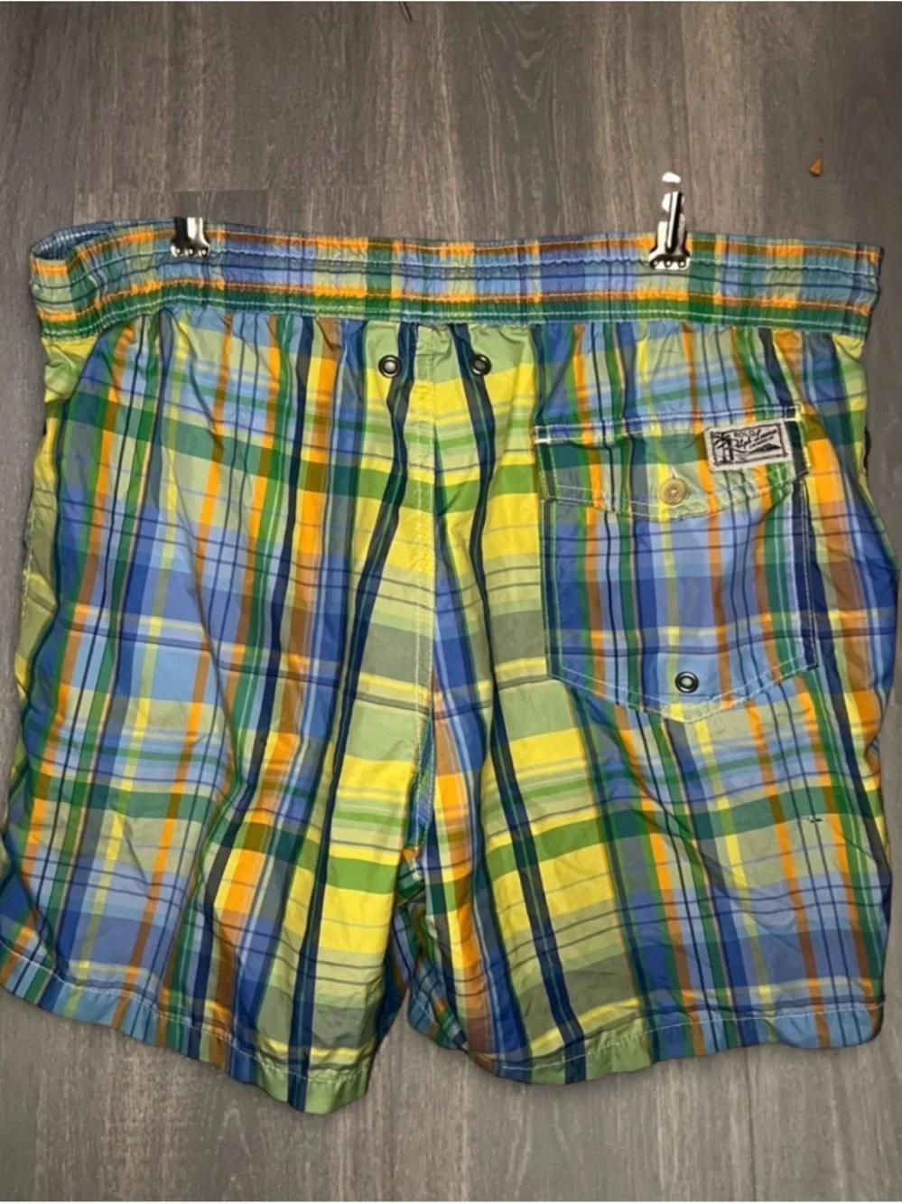Polo Ralph Lauren‎ Plaid Swim Trunks Men’s Medium